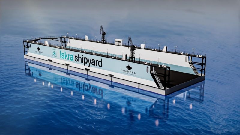 Iskra Shipyard signs €30M+ hybrid floating dock contract, strengthening Adriatic ship repair capability